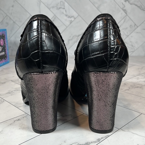 Irregular Choice Womens Shoes Heels Pumps Designer HARD WORKER BLACK 12M EU 43 - Picture 7 of 10